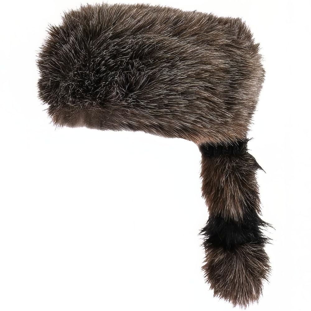 Rhode Island Novelty Raccoon Tail Hat – One Per Order