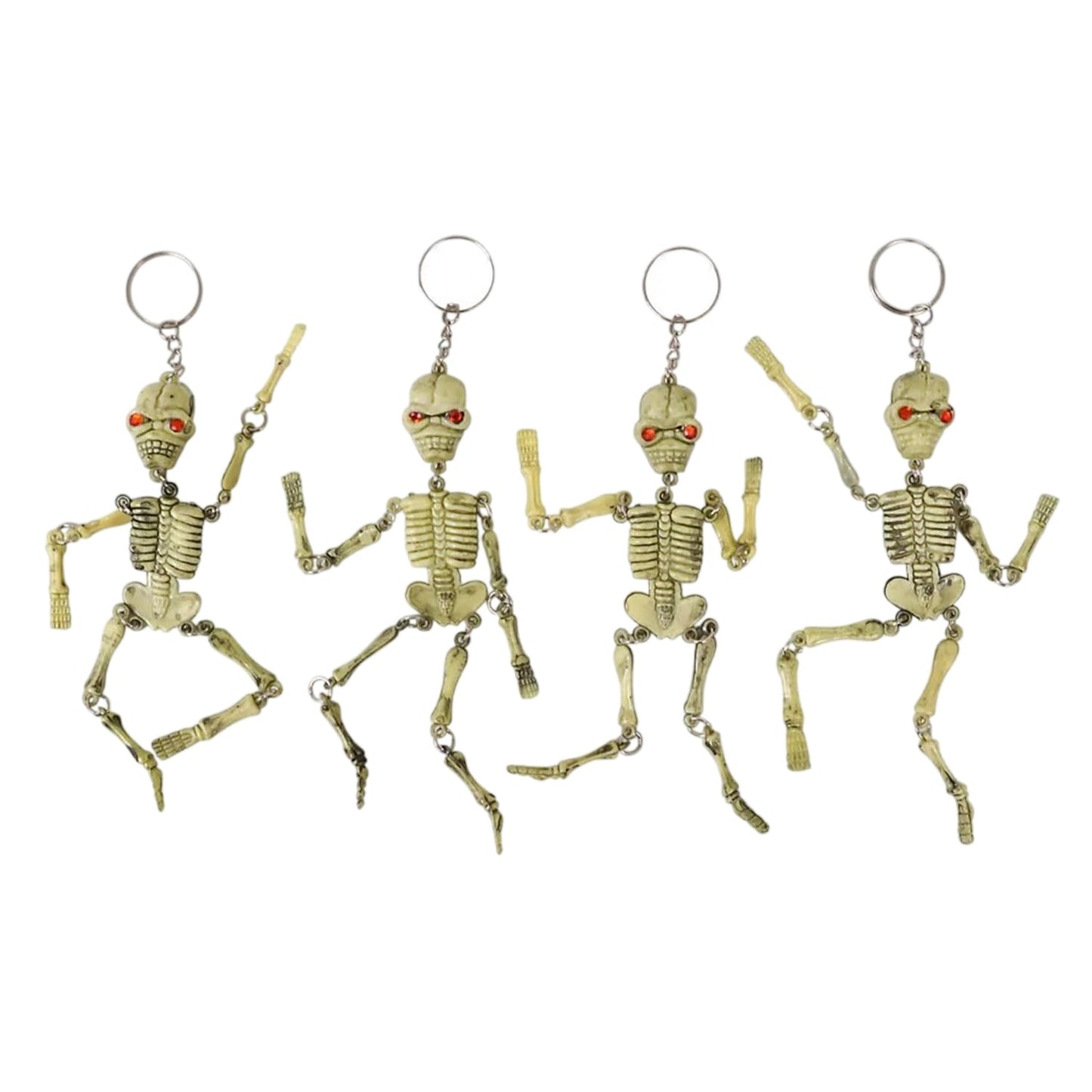 Rhode Island Novelty Skeleton Keychains – Pack of 12