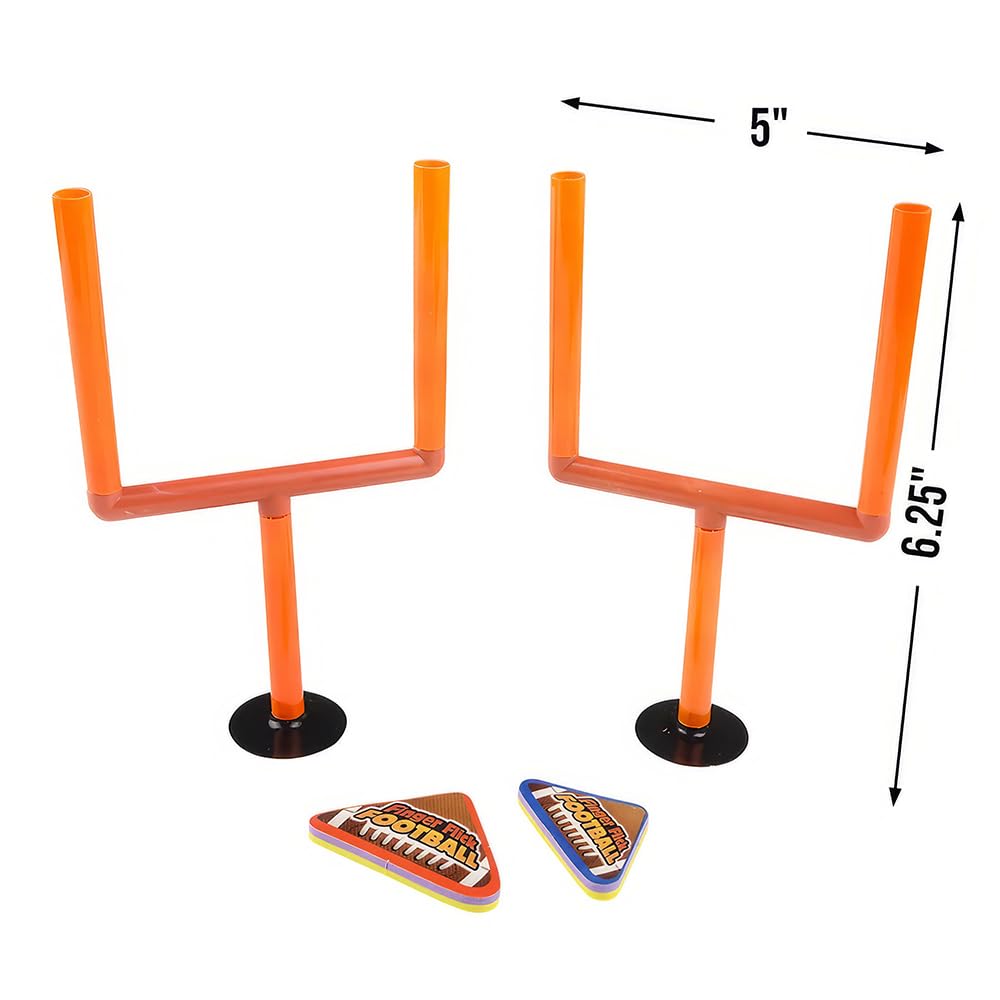 Finger Flick Football Game by Rhode Island Novelty | Portable Black/Red Edition