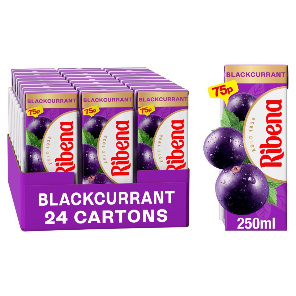 Ribena Blackcurrant 250ml (Case of 24)