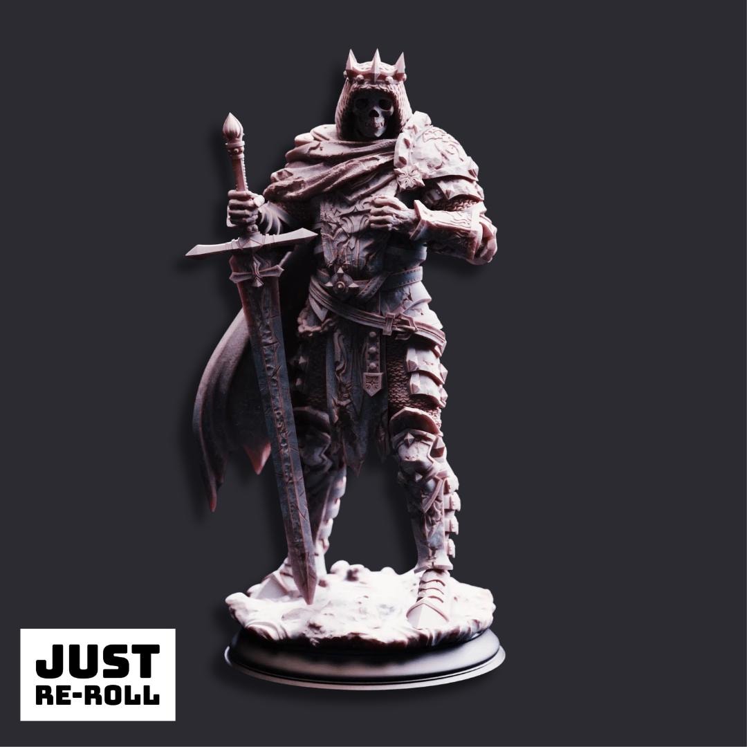 Ridan the Everlasting Ancient Colossal King - 3D Printed Monster Miniature