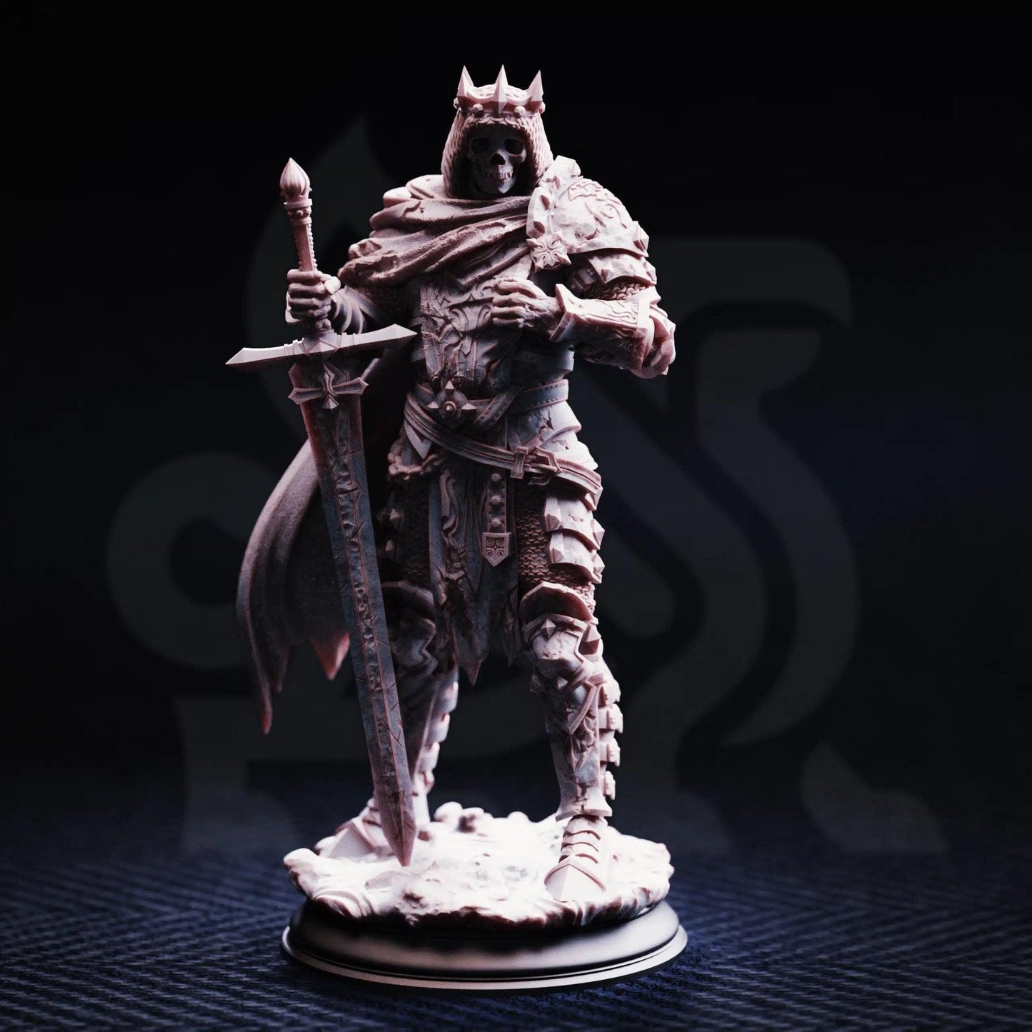 Ridan the Everlasting Ancient Colossal King - 3D Printed Monster Miniature