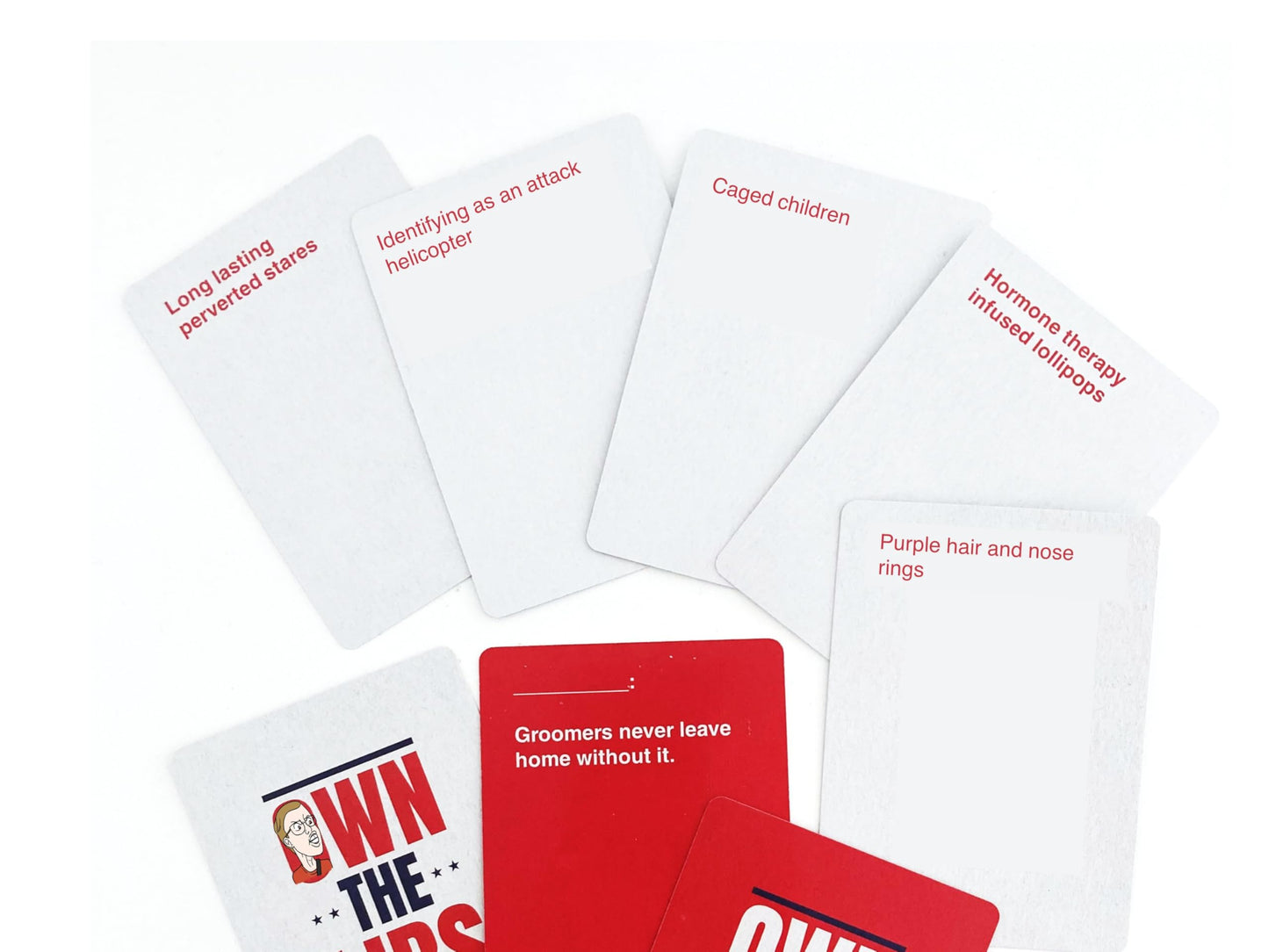 Right Or Racist Own The Ls – Funny Party Game for 4+ Players