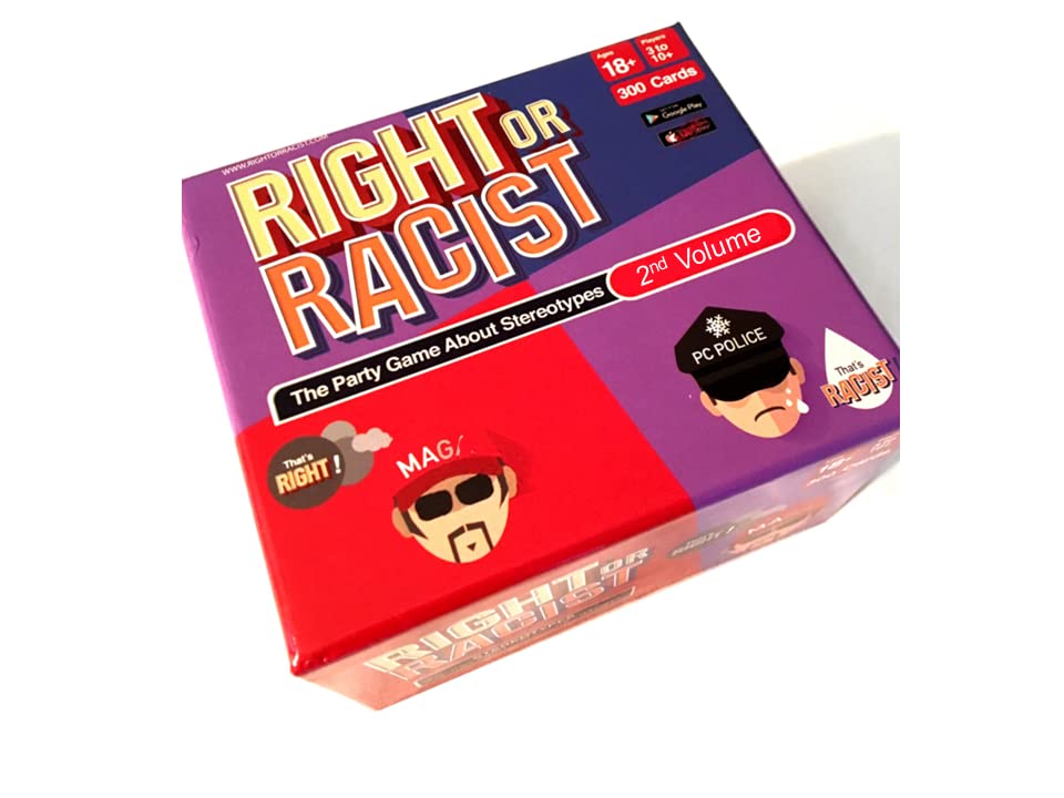 Right Or Racist Vol 2 – Hilarious White Elephant Gift & Adult Party Card Game