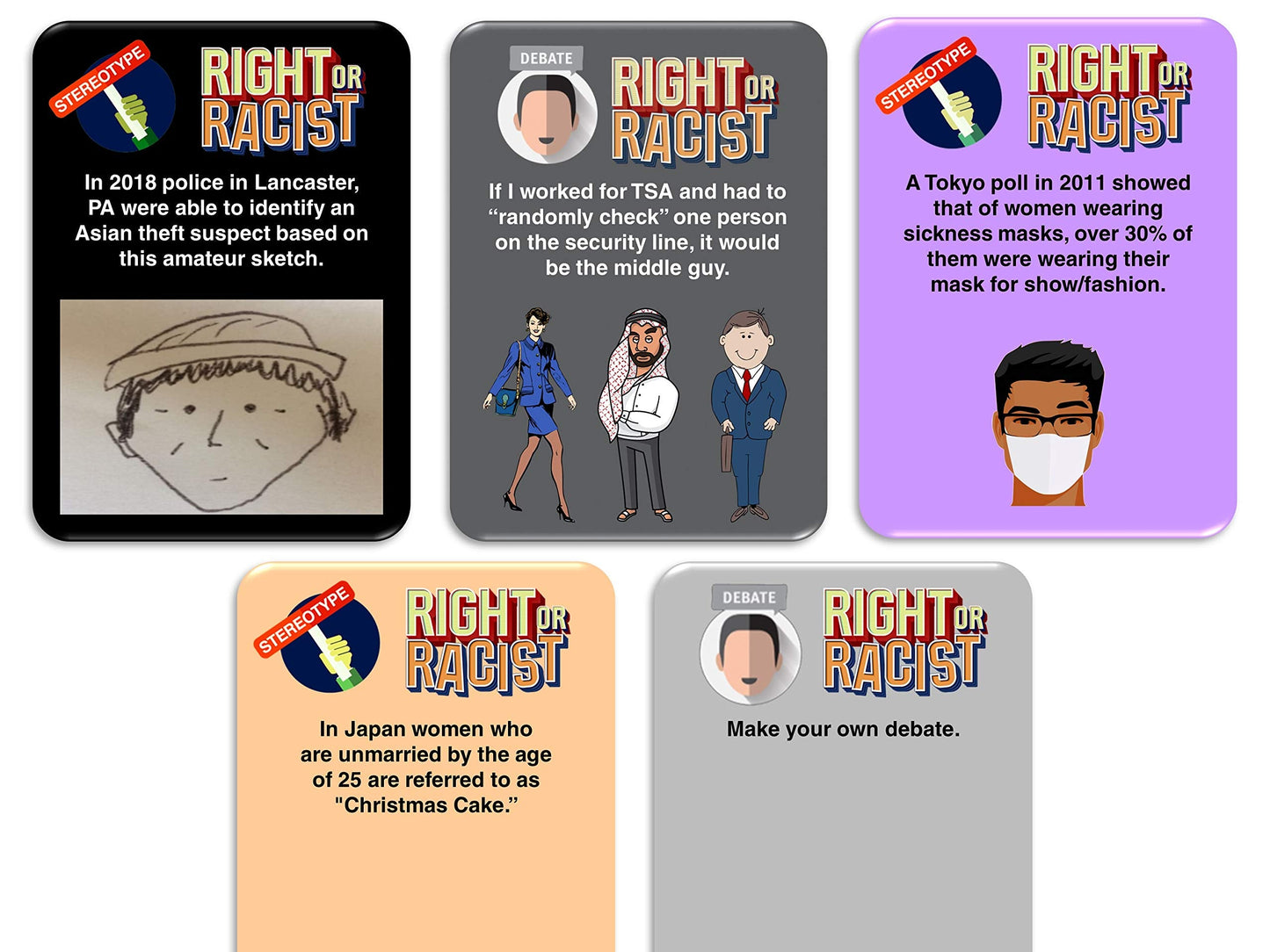 Right Or Racist Vol 2 – Hilarious White Elephant Gift & Adult Party Card Game