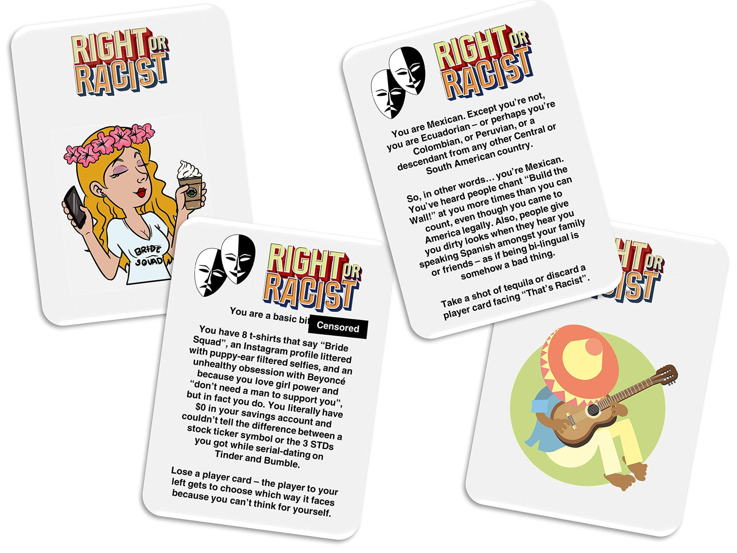 Right Or Racist Vol 2 – Hilarious White Elephant Gift & Adult Party Card Game