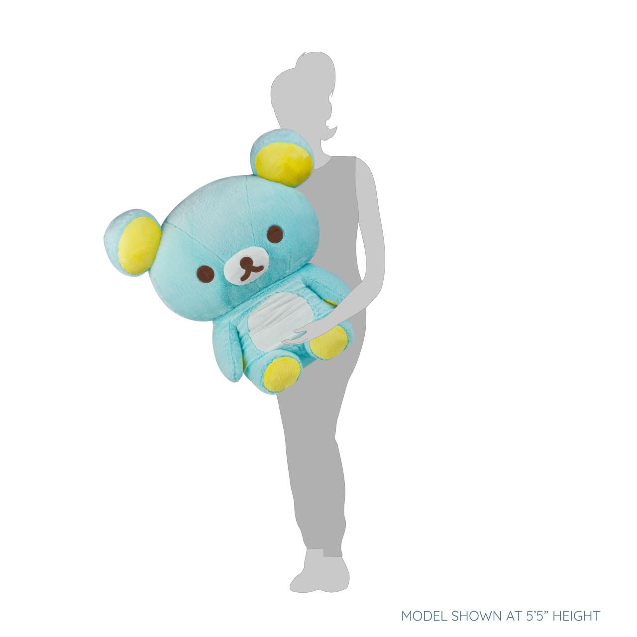 Rilakkuma San-X Original Long Pile Sherbet Series Jumbo Plush - Blue