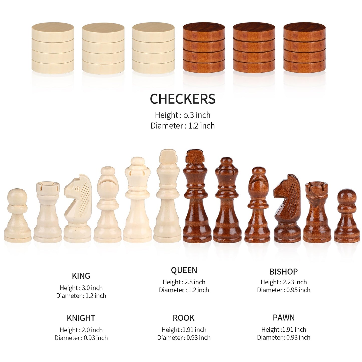 Rinten 15-Inch Magnetic Chess & Checkers Set – Leather Travel Board with Velvet Bag (2-in-1)