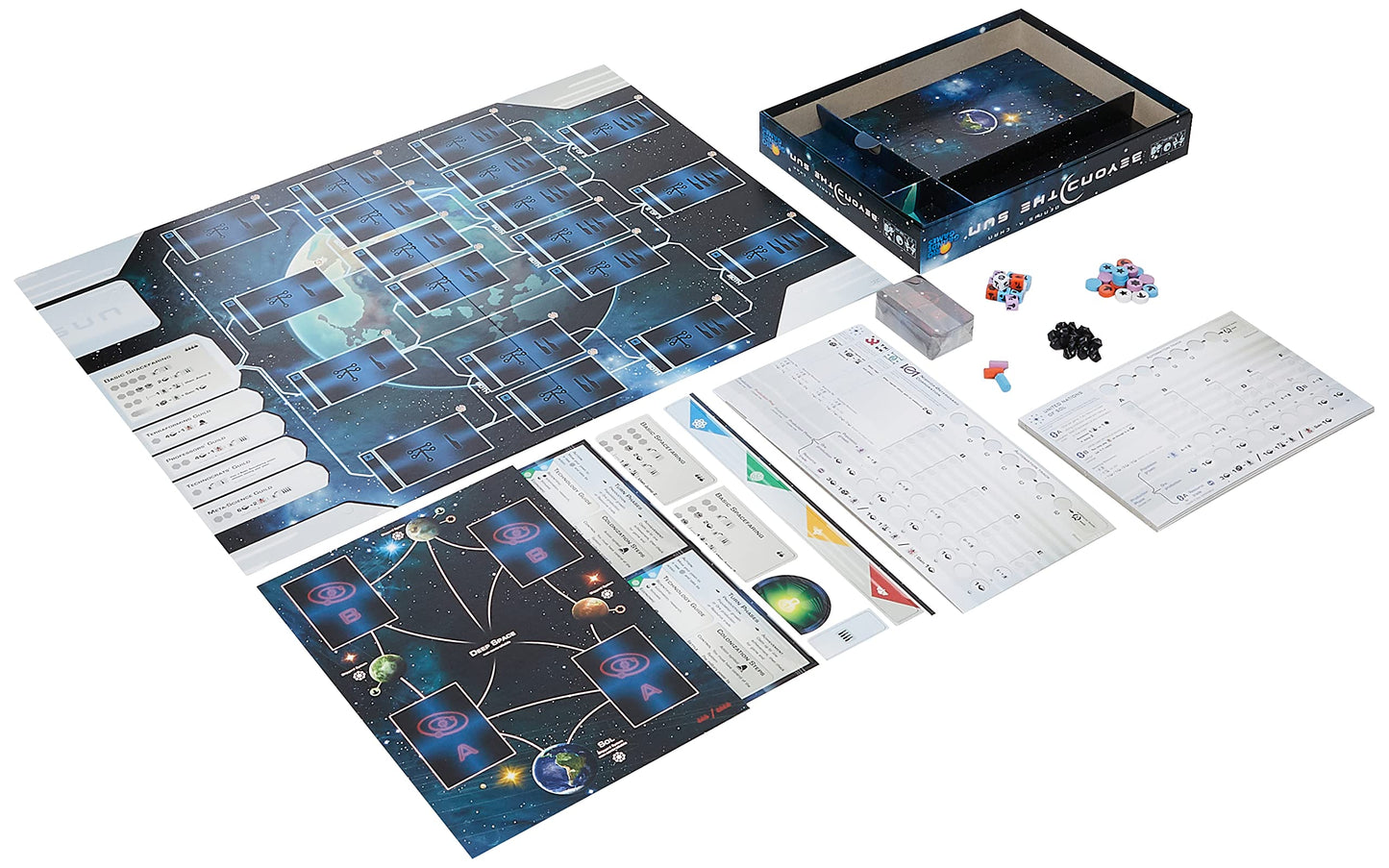 Rio Grande Games: Beyond The Sun — Strategy Board Game for 2–4 Players | 90–120 Minutes