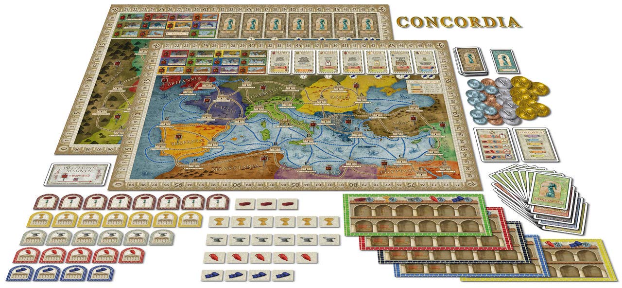 Concordia by Rio Grande Games – Historical Strategy (2-5 Players)