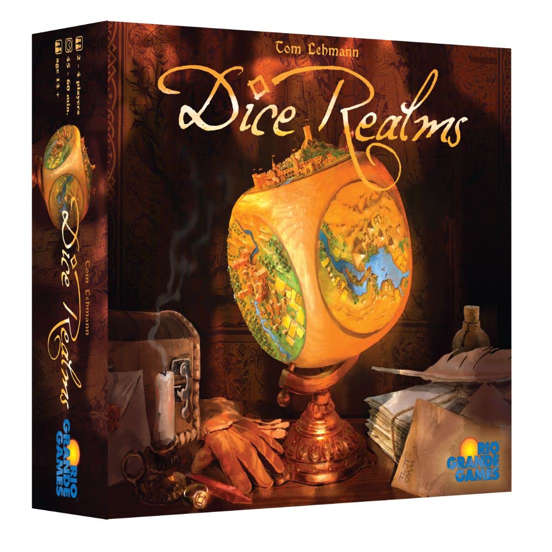 Rio Grande Games Dice Realms — Customizable Dice Strategy for 2-4 Players