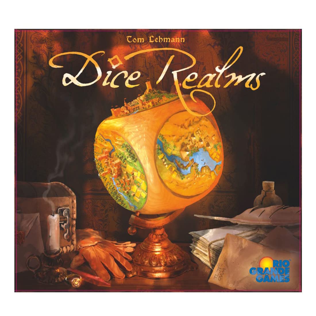Rio Grande Games Dice Realms — Customizable Dice Strategy for 2-4 Players