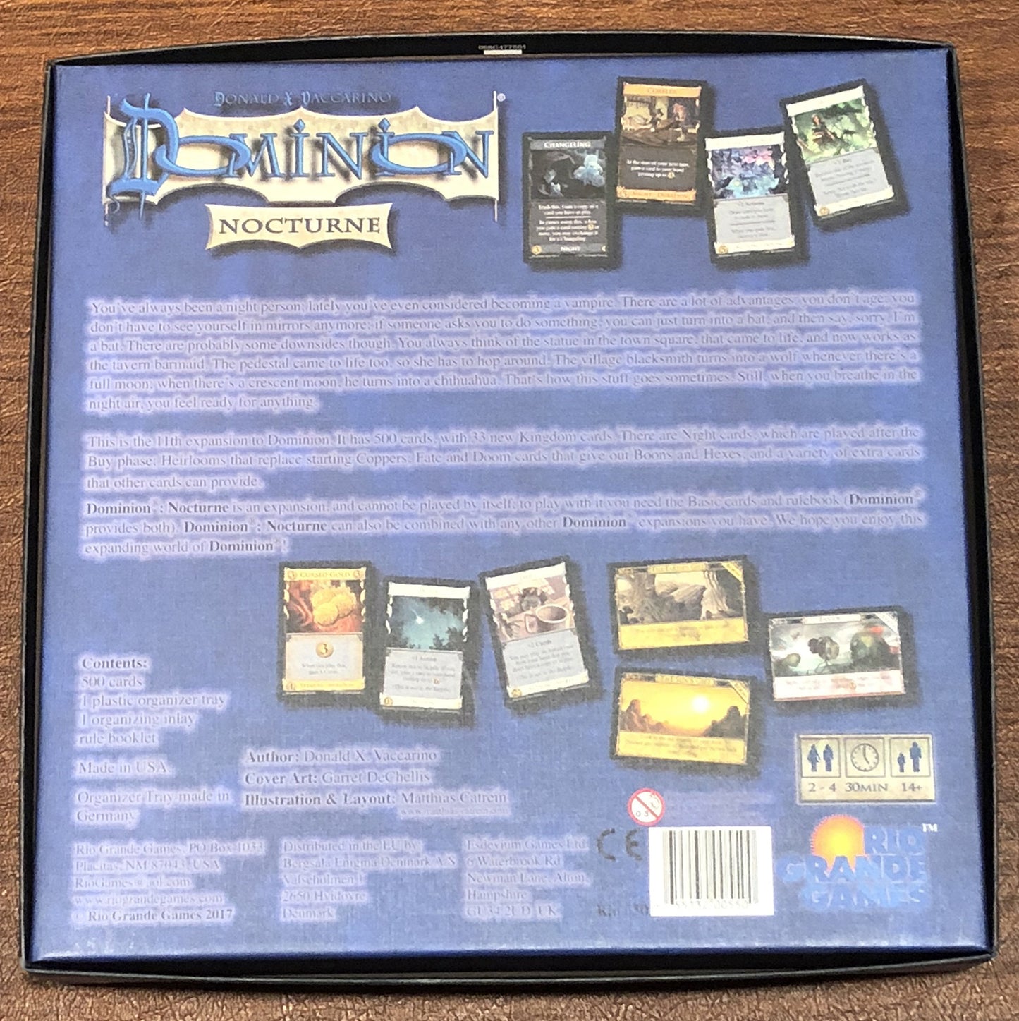 Rio Grande Games Dominion: Nocturne Expansion — 500 Cards, Night Cards, 2–6 Players