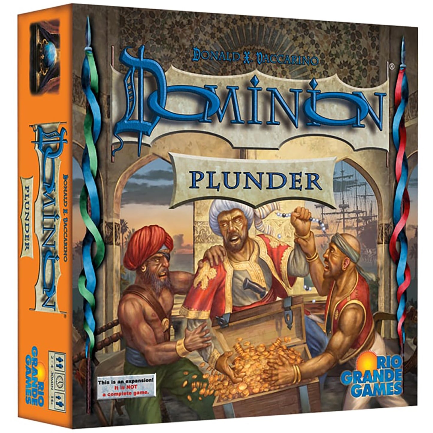 Rio Grande Games Dominion: Plunder Expansion – 500 Cards, Sea Exploration & Loot