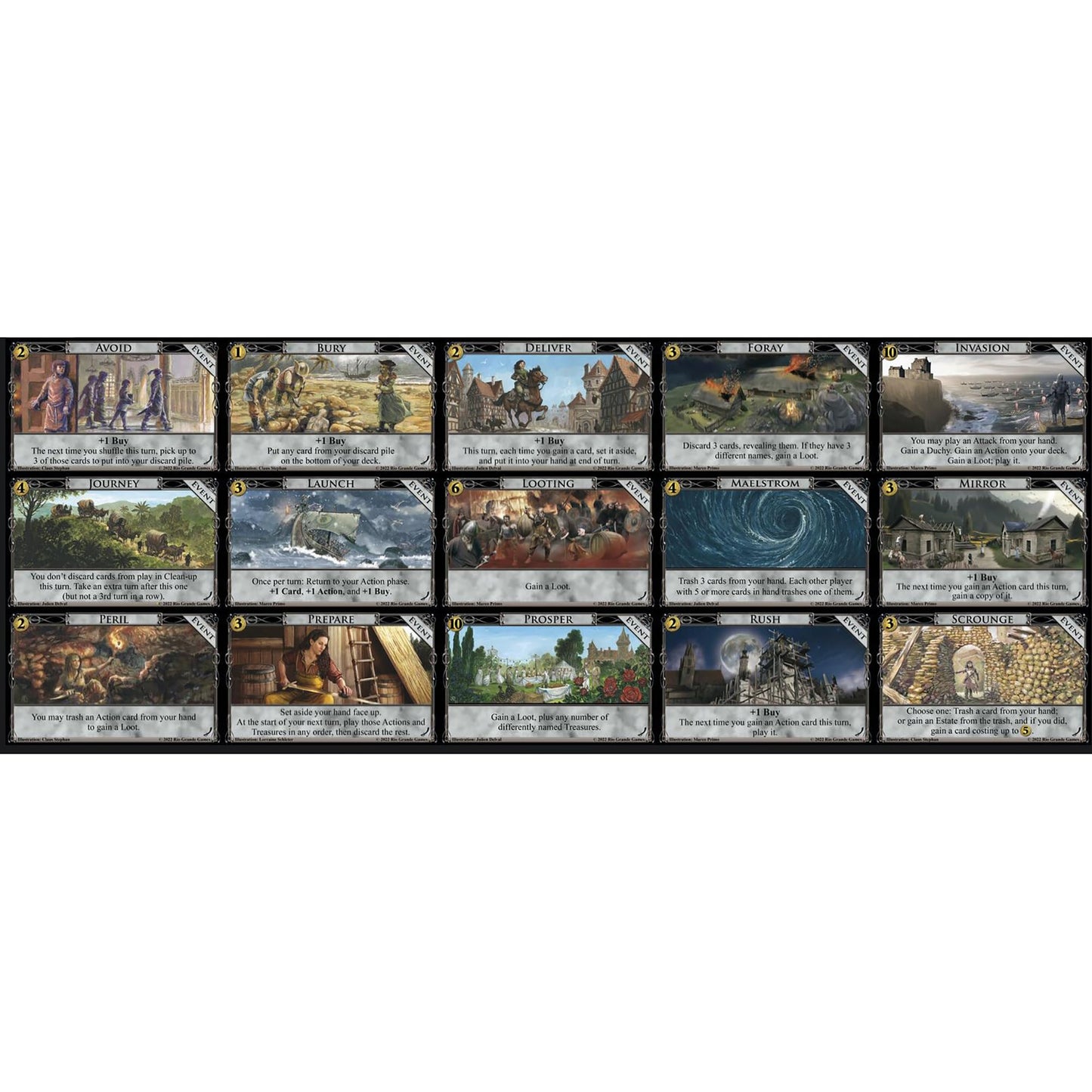 Rio Grande Games Dominion: Plunder Expansion – 500 Cards, Sea Exploration & Loot