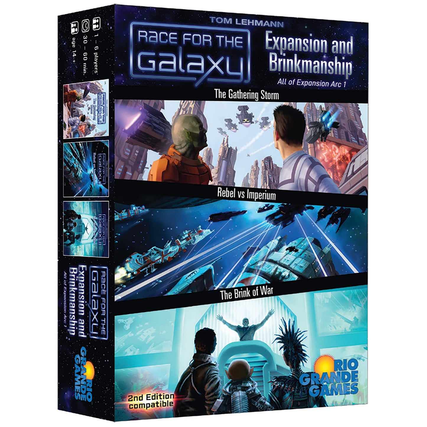 Rio Grande Games Race for The Galaxy: Expansion & Brinkmanship – The Combined 1st Arc (2nd Edition Compatible)