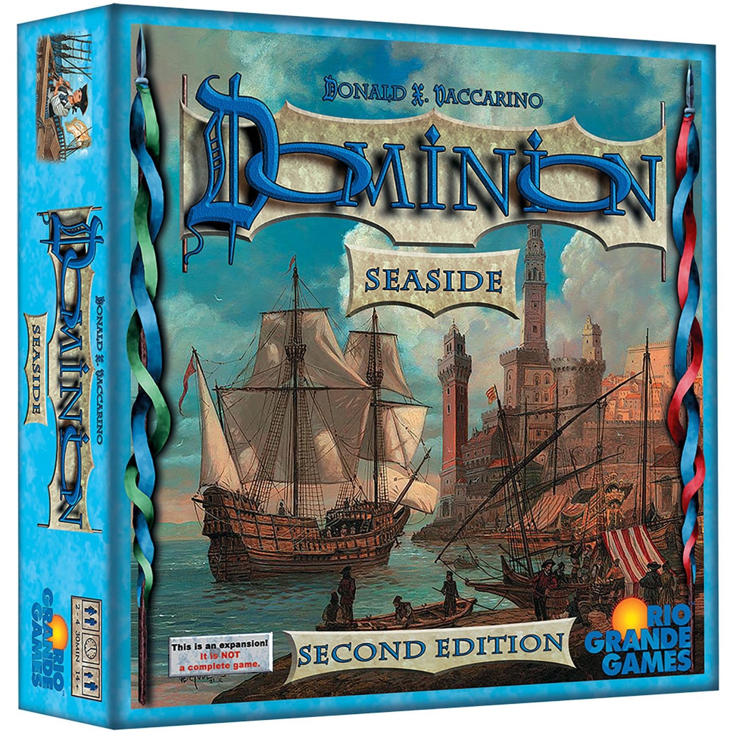 Rio Grande Games Seaside Second Edition – Dominion Expansion for 1-4 Players (90–120 min)