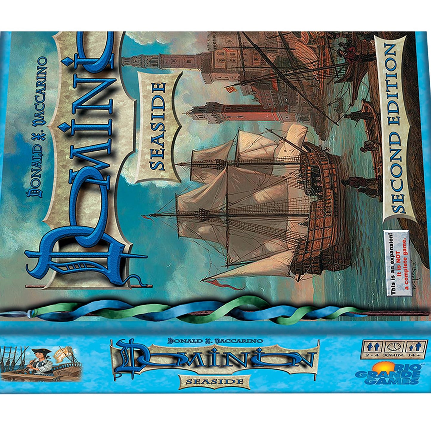 Rio Grande Games Seaside Second Edition – Dominion Expansion for 1-4 Players (90–120 min)
