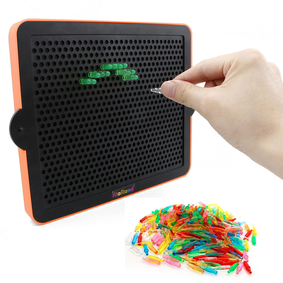 RioRand Refill Pegs 280 Pcs for Magic LED Panel – Colorful Light Art for Kids