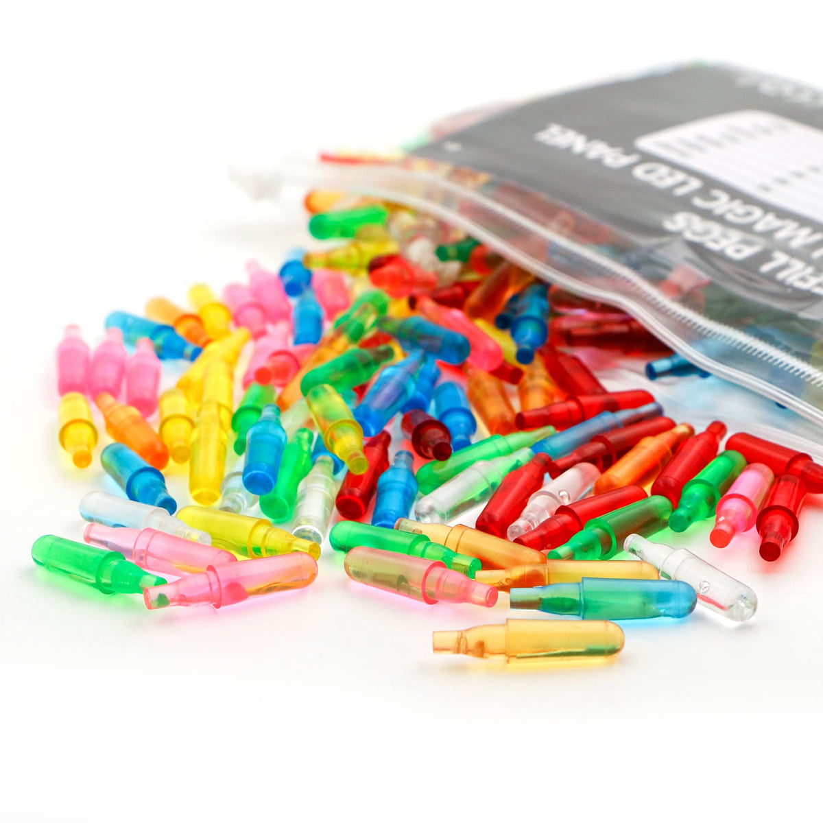 RioRand Refill Pegs 280 Pcs for Magic LED Panel – Colorful Light Art for Kids