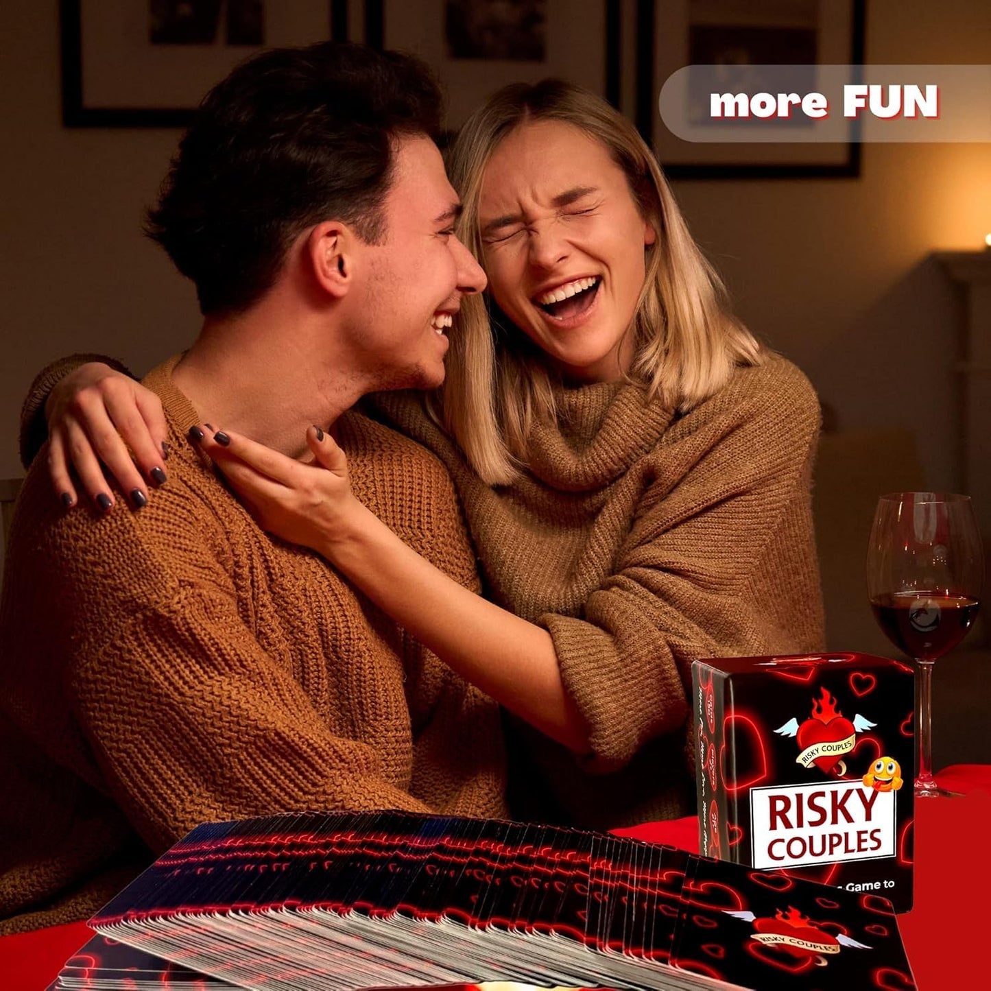 RISKY COUPLES | Couples Card Game for Date Night – 150 Questions & Challenges
