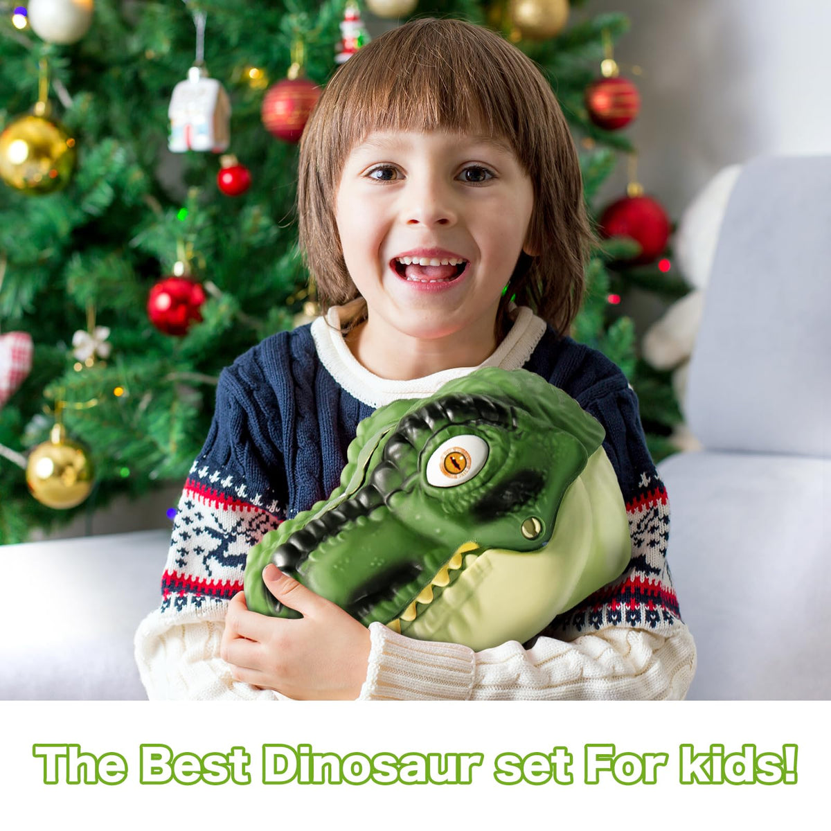 RISUNTOY Dinosaur Toys for Kids 3-5 | 45-Piece Realistic Jurassic Dinosaurs with Eggs, Trees & Fence Playset – Educational & Great Gift