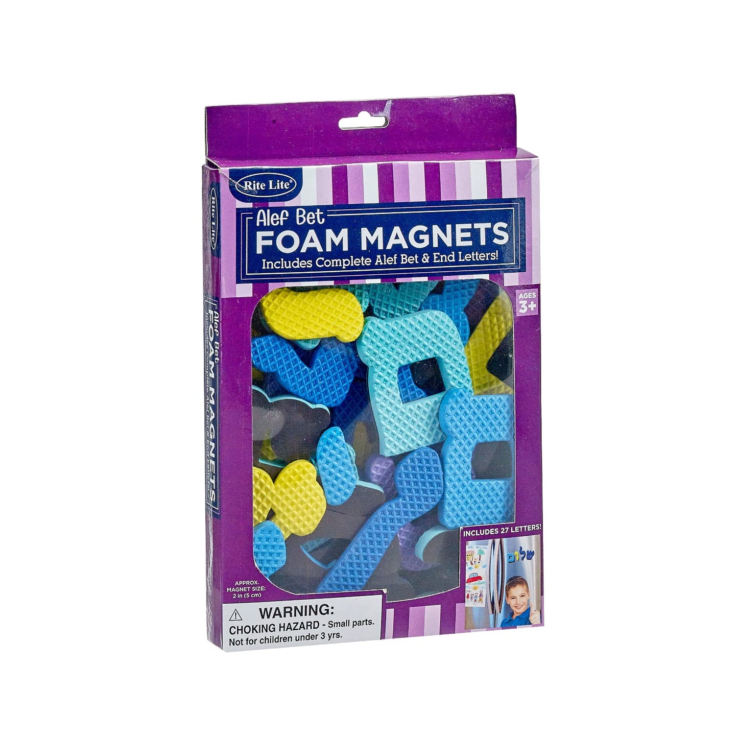 Rite Lite Alef Bet Magnets – Full Hebrew Alphabet for Kids | Judaica Educational Toys