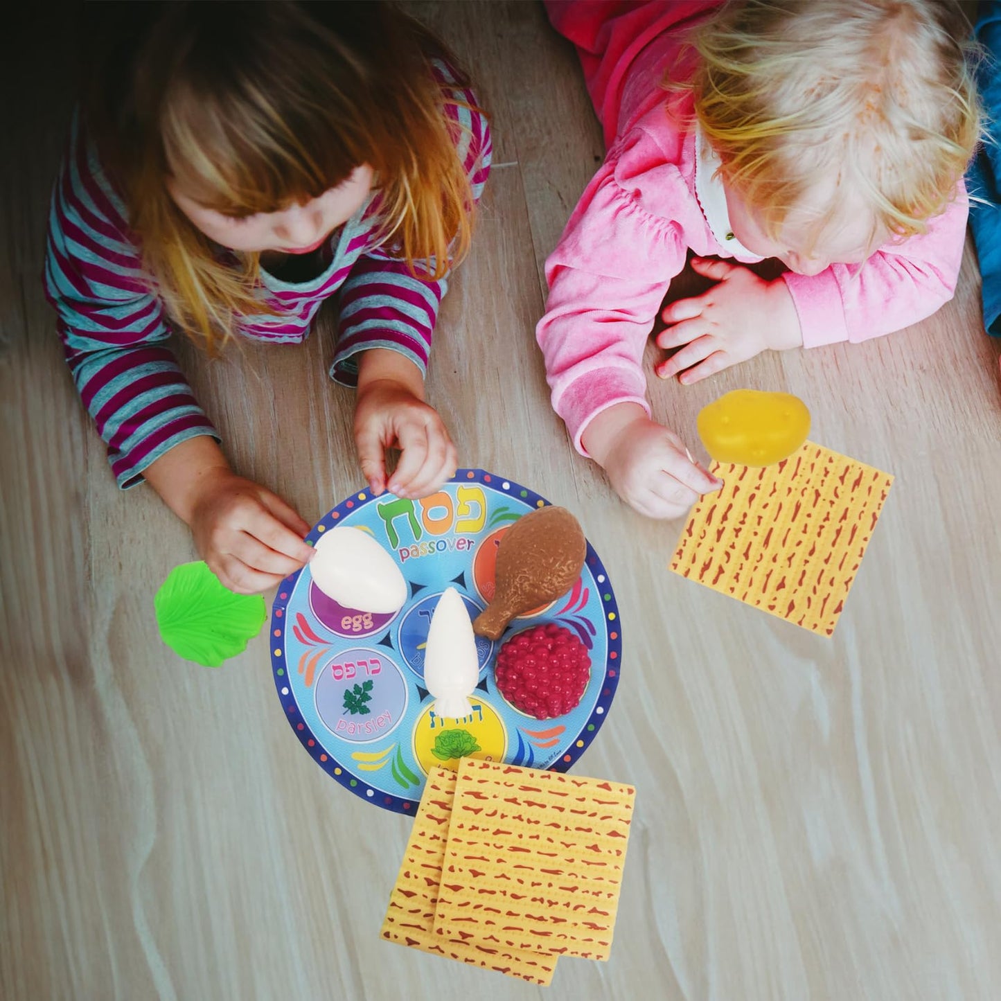 Rite Lite Passover Plastic Seder Food Set – Kids’ Make-Believe Decor for Pesach