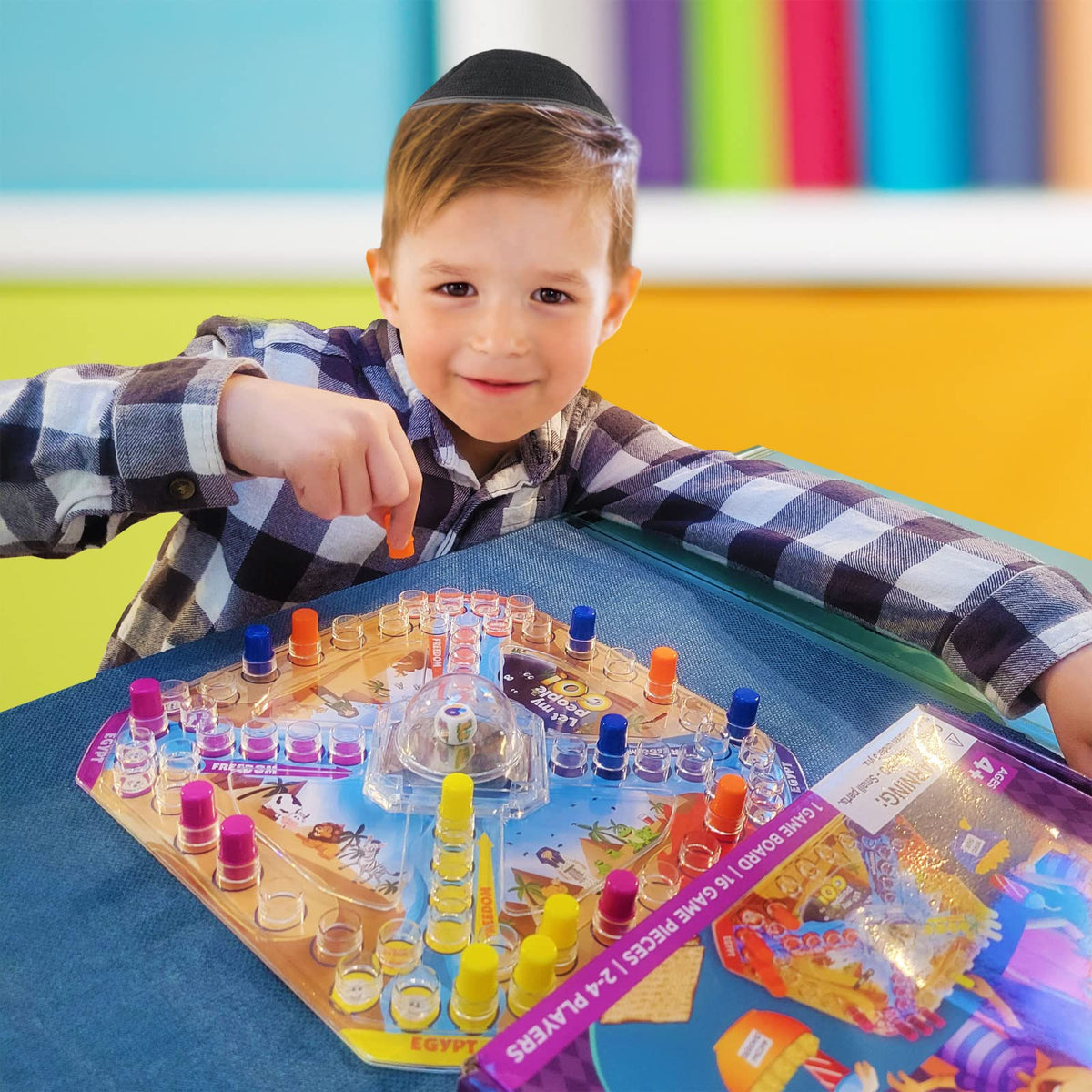 Rite Lite Let My People Go! Passover Board Game – Family-Friendly Judaica for Up to 4 Players