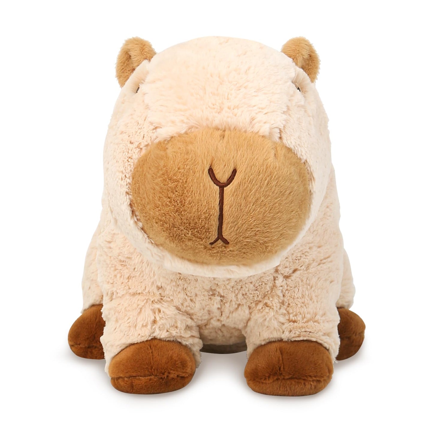 Riuhot Cute Capybara Plush Pillow – 9in Kawaii Capybara Stuffed Animal