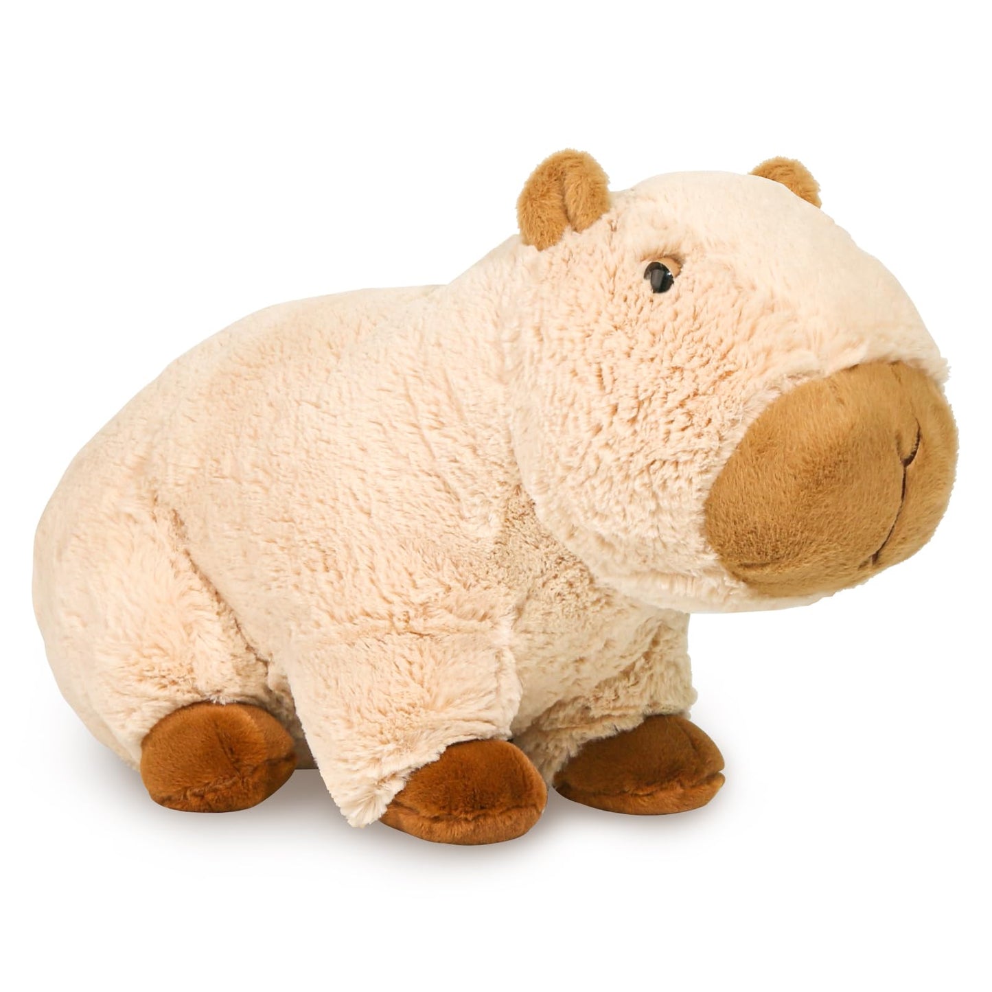 Riuhot Cute Capybara Plush Pillow – 9in Kawaii Capybara Stuffed Animal