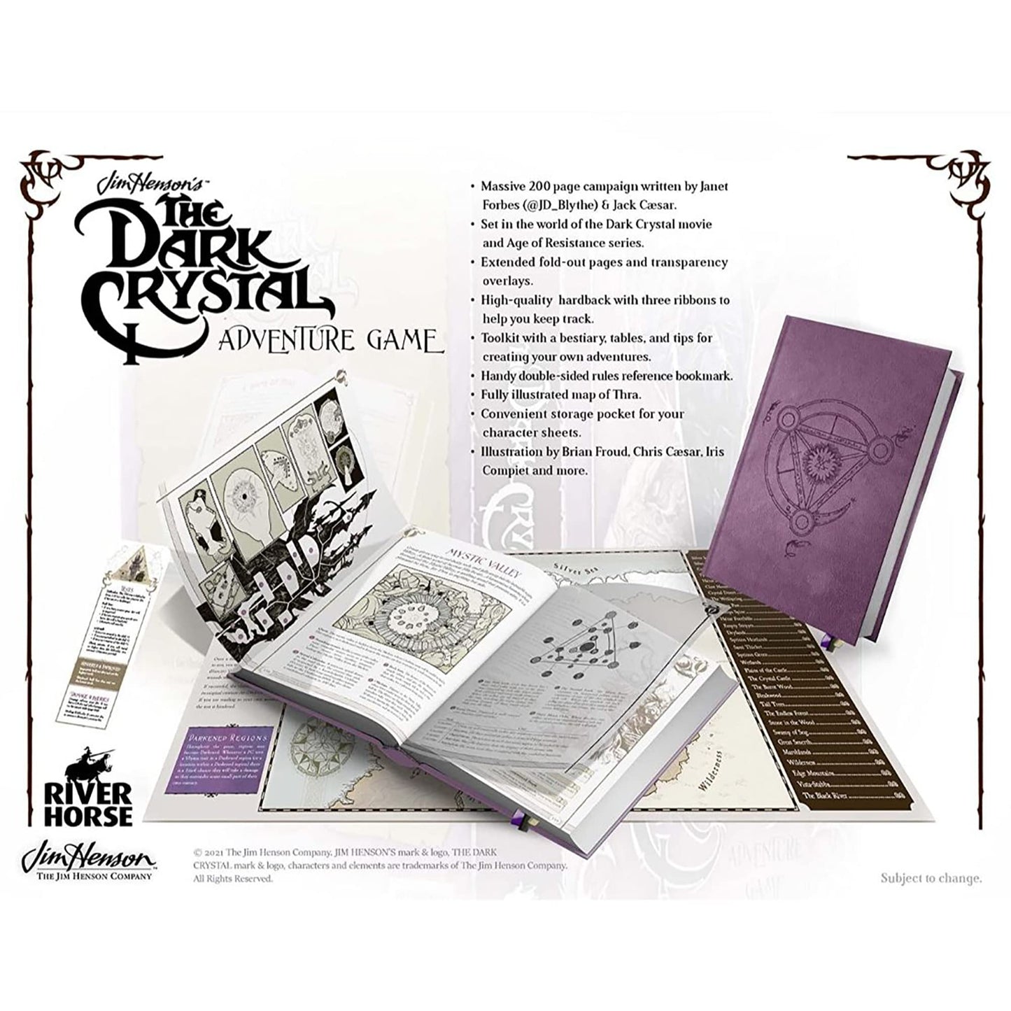 River Horse The Dark Crystal Adventure Game — Hardcover RPG, 290+ Full-Color Pages