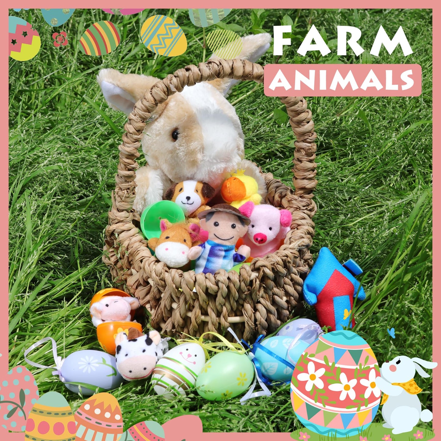 RIY 10Pcs Story Time Finger Puppets – Old Macdonald Farm Educational Puppets