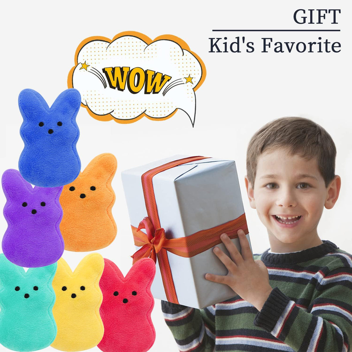 RLXGCZ 12-Piece Easter Bunny Plush Set – Soft Stuffed Toys for Decor, Gifts & Baskets