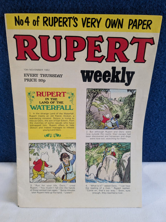 Rupert Weekly Comic No 4 - 10th November 1982
