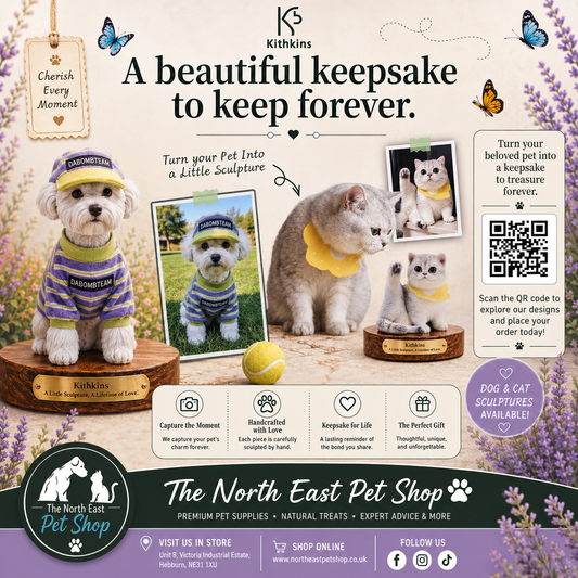 Custom Pet Sculpture Order | Handcrafted Dog & Cat Keepsake | Upload Your Photos