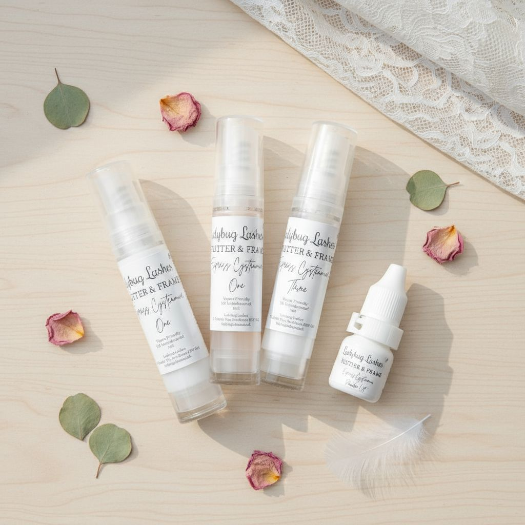 Powder Lift and Express Cysteamine Airless Pumps Lash Lift & Brow Lami