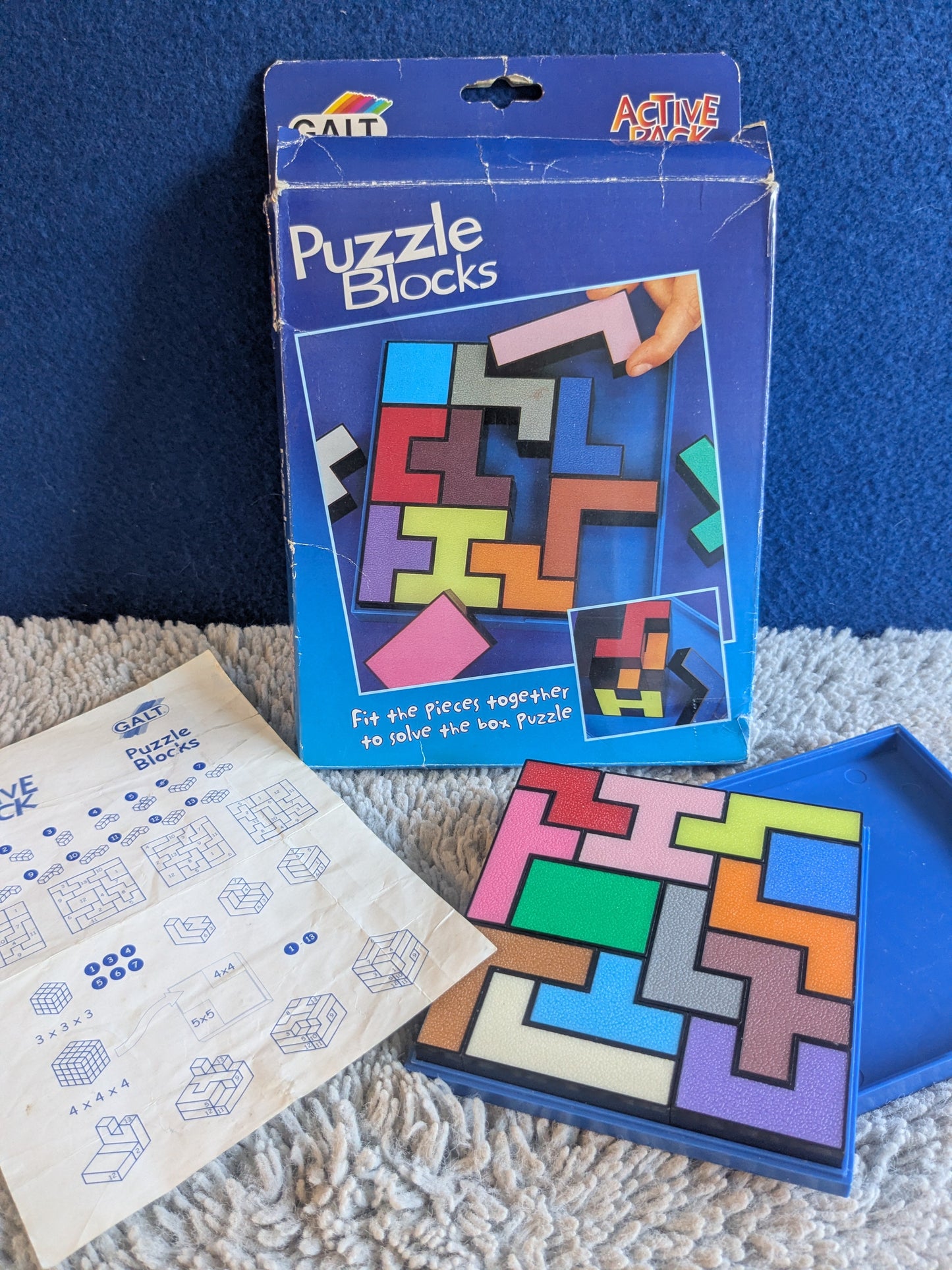 Vintage Galt Puzzle Blocks