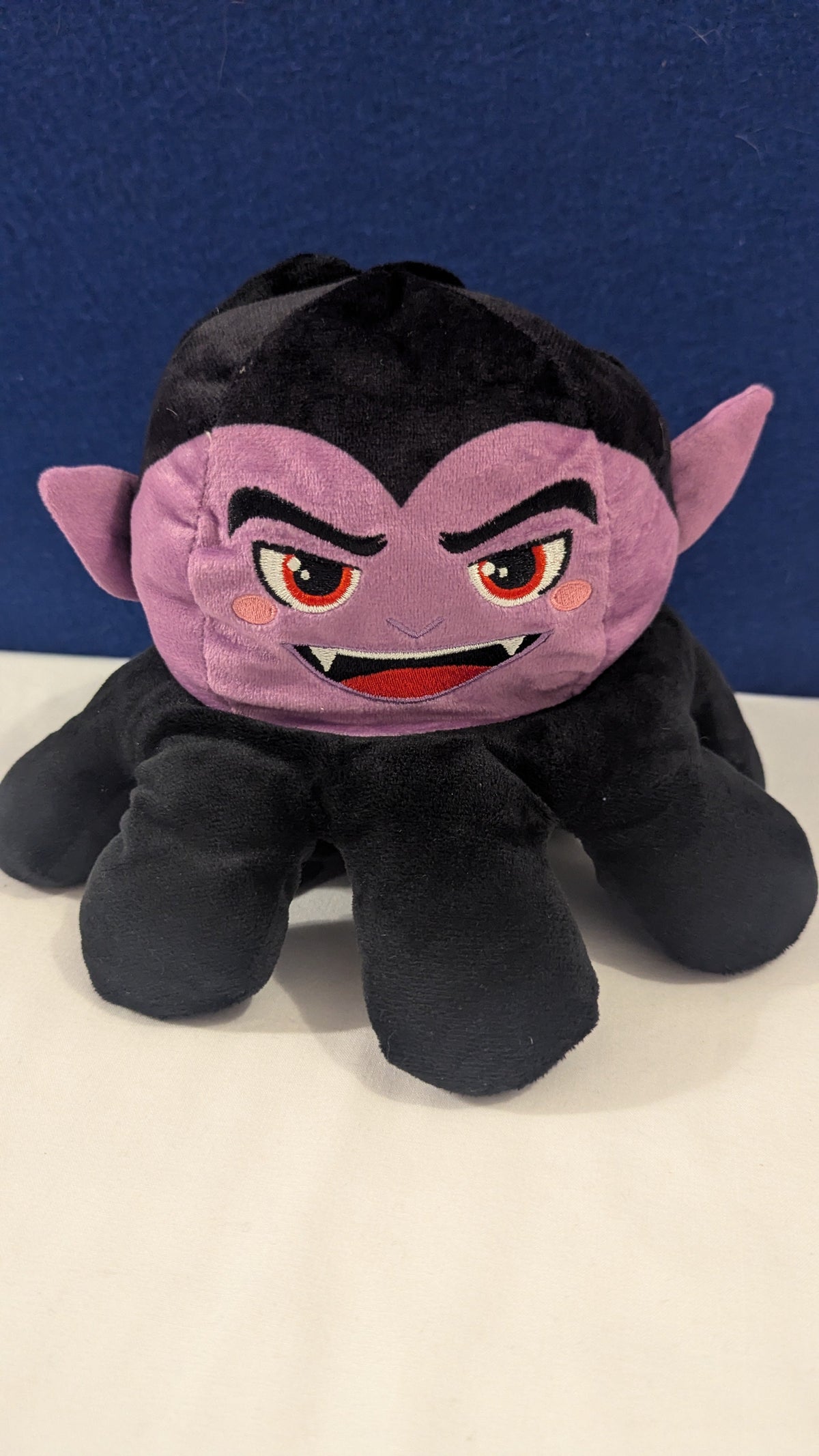 2 in 1 Reversible Octopus Sensory  Plush Vampire/Bat