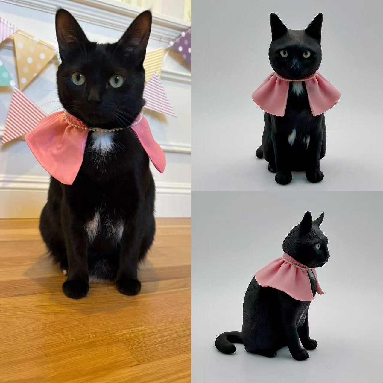 Custom Pet Sculpture Order | Handcrafted Dog & Cat Keepsake | Upload Your Photos