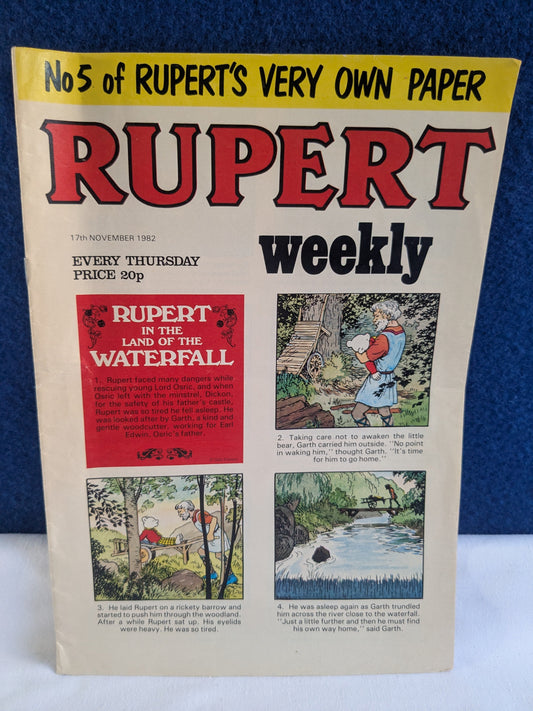 Rupert Weekly Comic No 5 - 17th November 1982