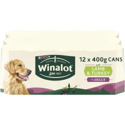 WINALOT Cans Lamb & Turkey in Jelly 12pk, 400g