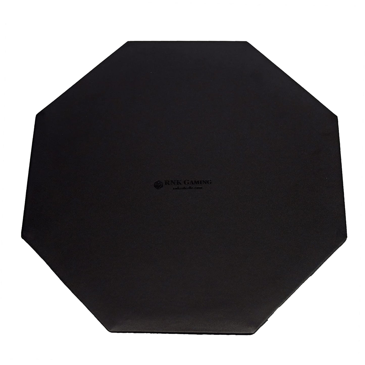 RNK Gaming 11.5-Inch Octagon Dice Tray | PU Leather & Velvet, Red