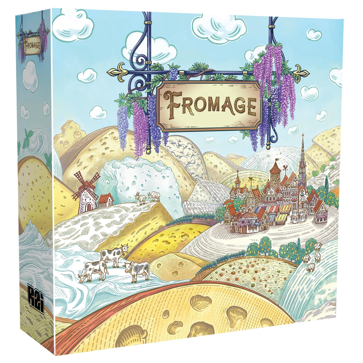 Fromage Board Game by Road To Infamy Games | French Cheesemaking Strategy
