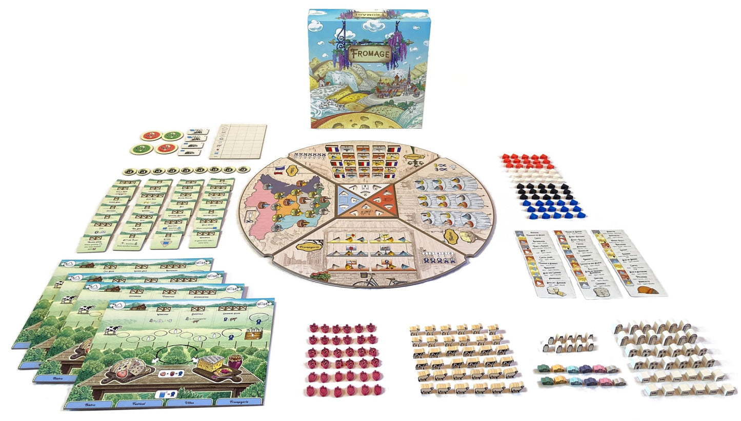 Fromage Board Game by Road To Infamy Games | French Cheesemaking Strategy