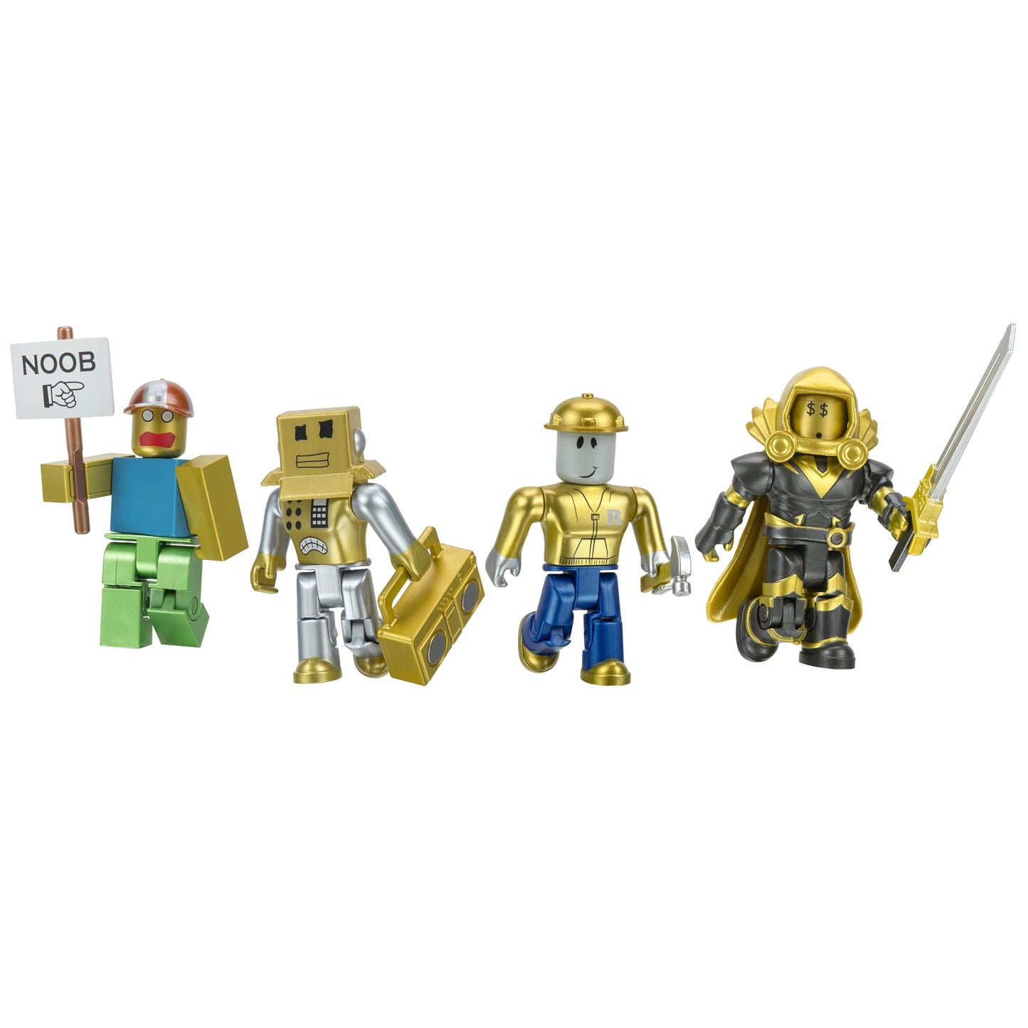 Roblox Action Collection - 15th Anniversary Gold Collector's Set with Exclusive Virtual Item