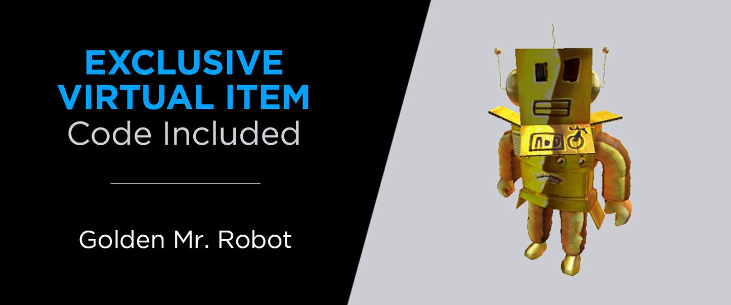 Roblox Action Collection - 15th Anniversary Gold Collector's Set with Exclusive Virtual Item