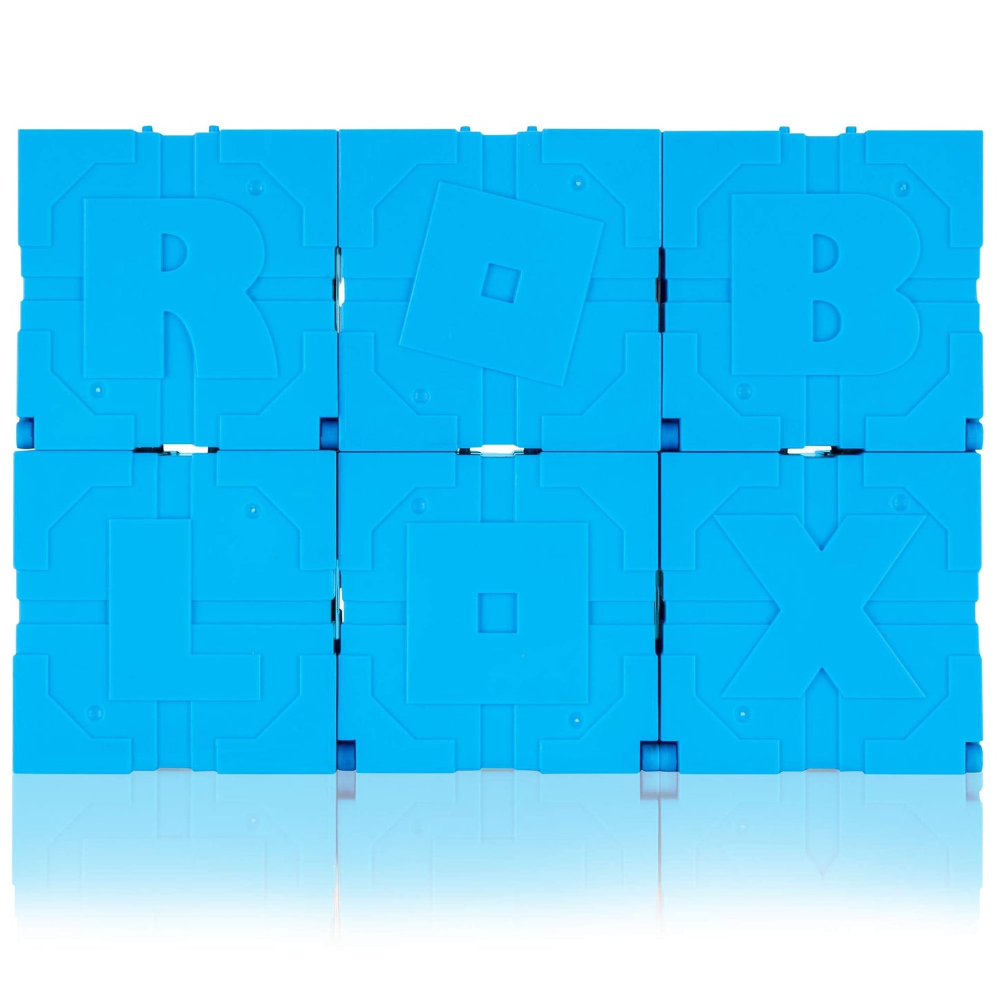 Roblox Action Collection Series 9 Mystery Figure 6-Pack | 6 Exclusive Virtual Item Codes (Blue)