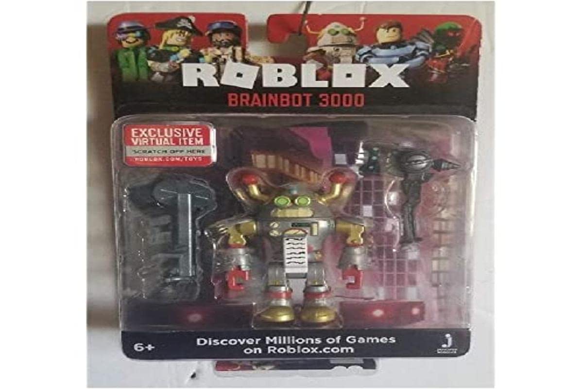 Roblox ROB0302 Brainbot 3000 Figure – Series #7 | Collectible Roblox Action Figure