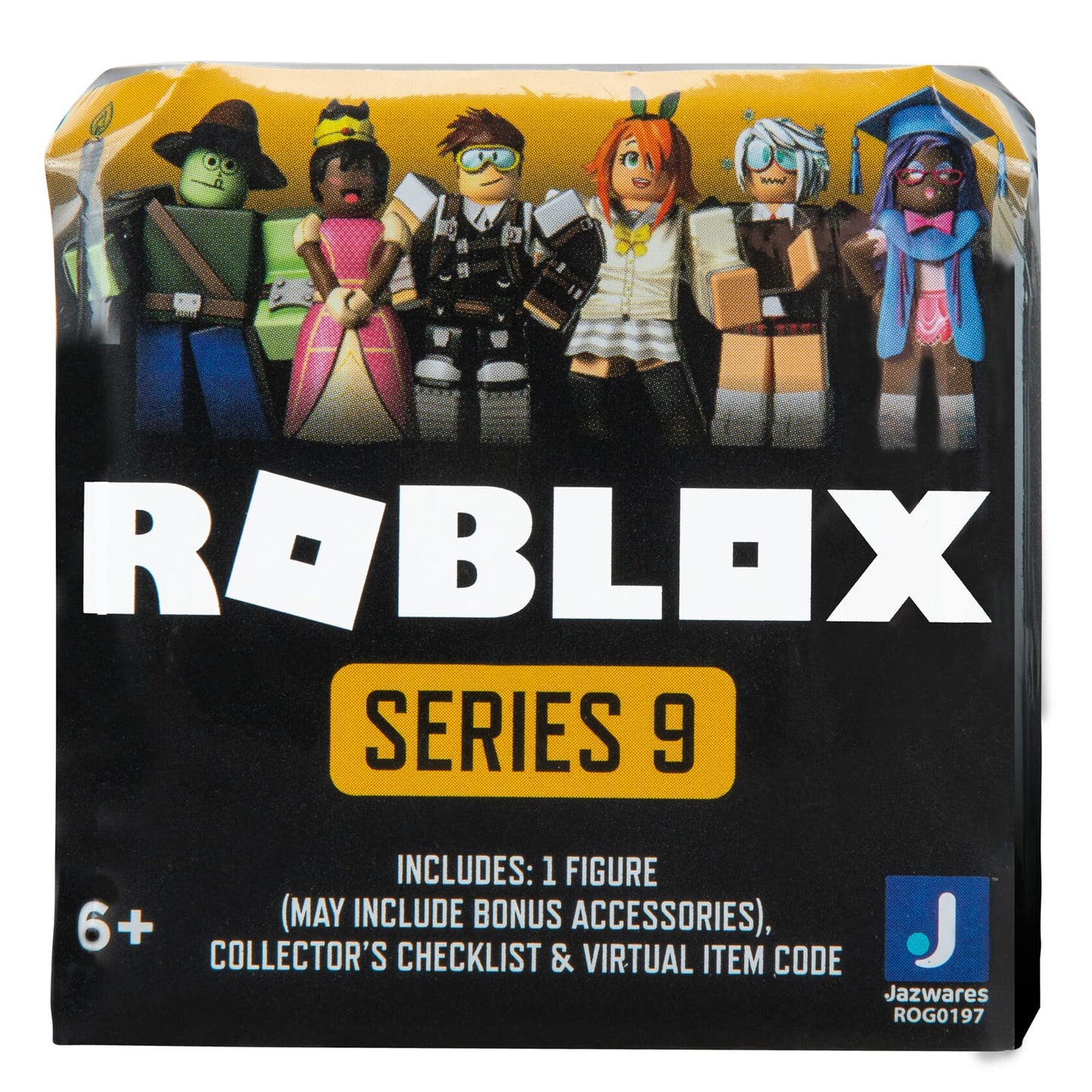 Roblox Celebrity Collection Series 9 6-Pack: 6 Figures + Exclusive Roblox Item Codes